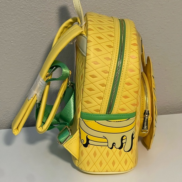 LOUNGEFLY Quilted Pineapple Dole Whip Backpack - Picture 2 of 5